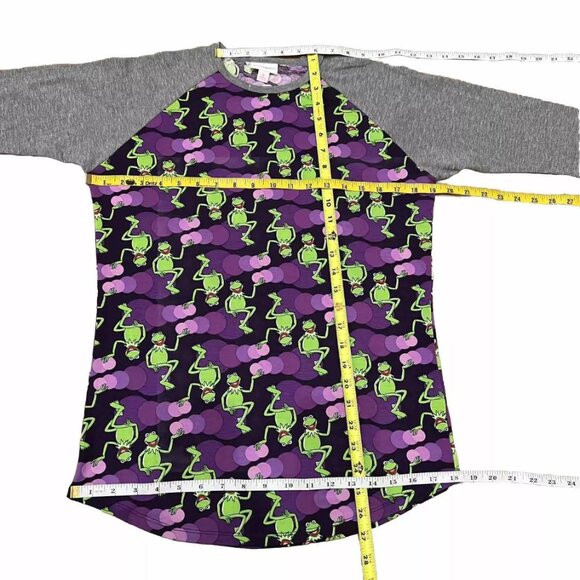 LulaRoe Randy Kermit the frog shirt size S - Picture 4 of 7